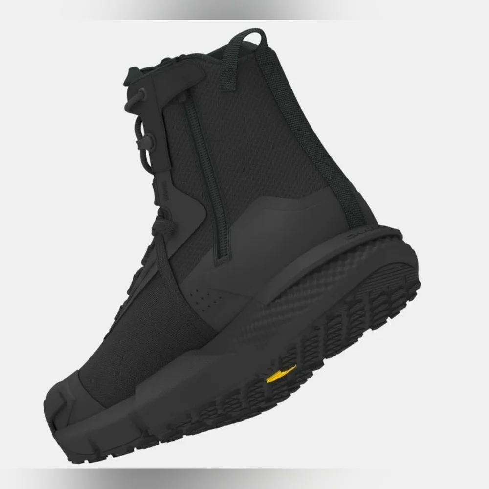 NIB Under Armour Vibram Charged Valsetz Side Zip Tactical Boots, Men's Size 7